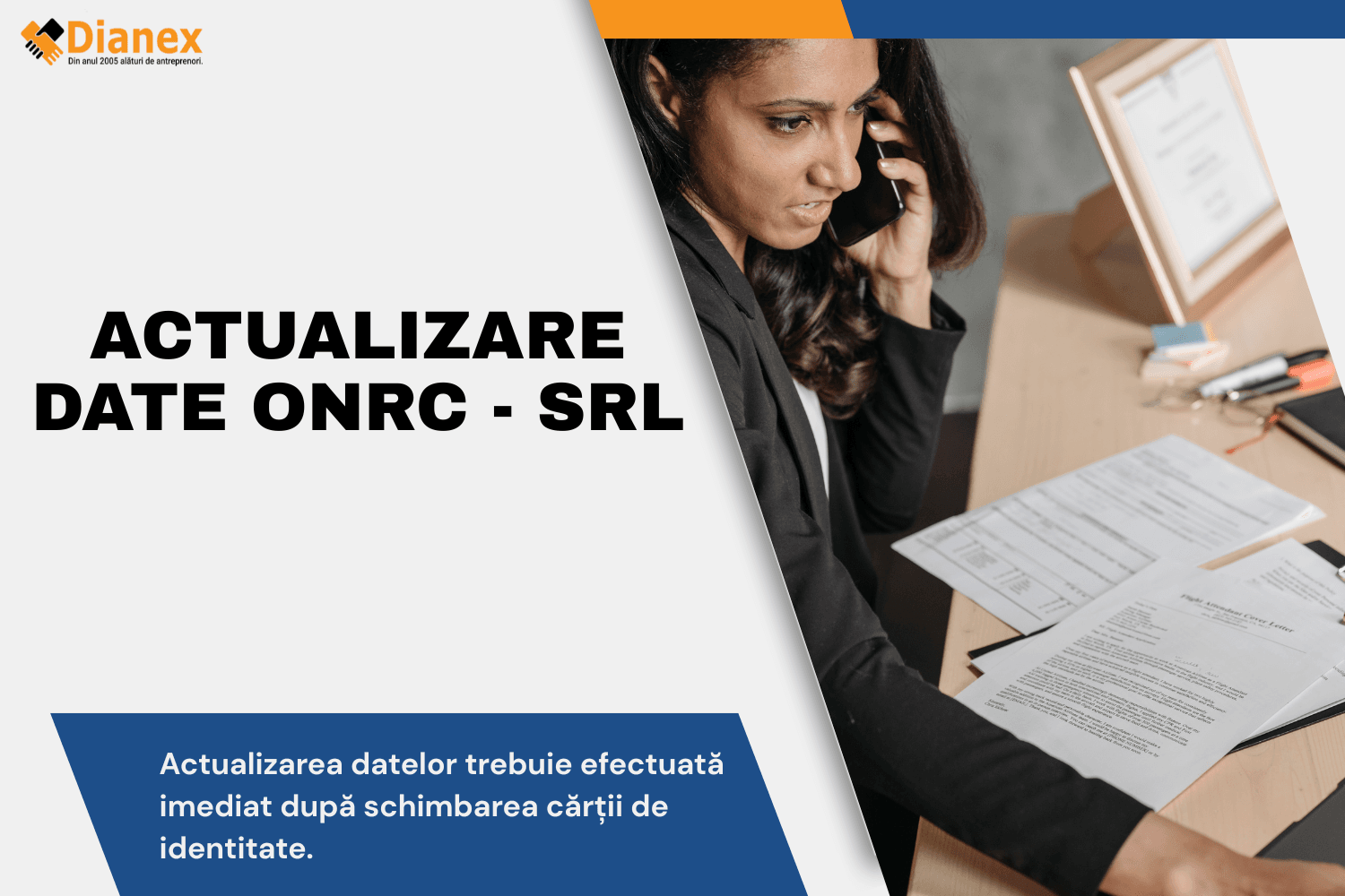 Actualizare date onrc