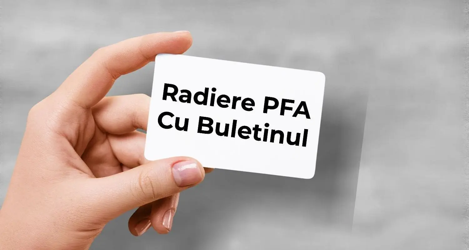 Închidere PFA