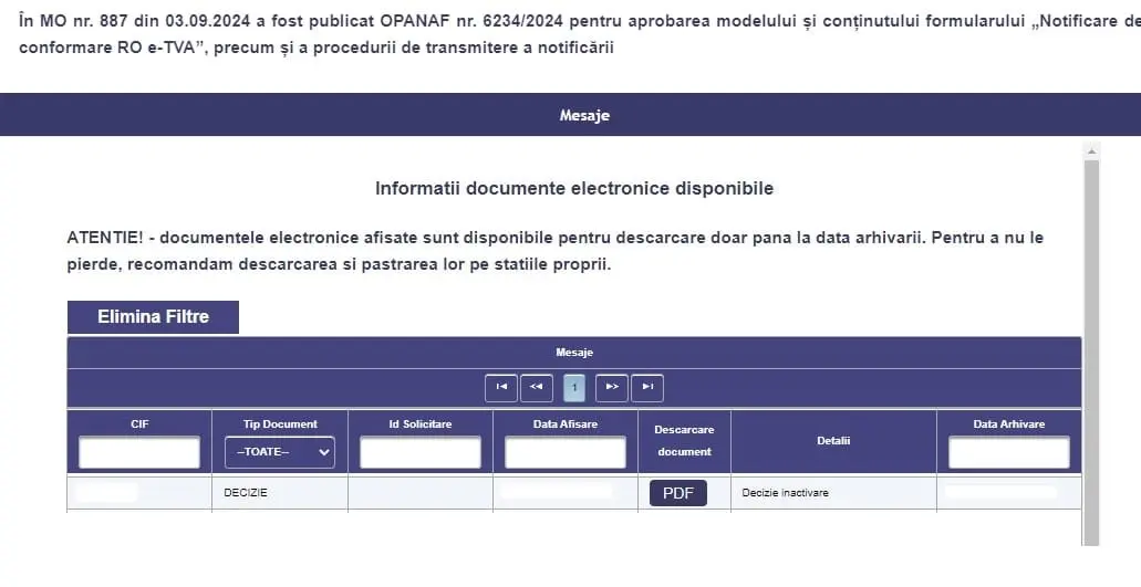 decizie-min suspendare activitate
